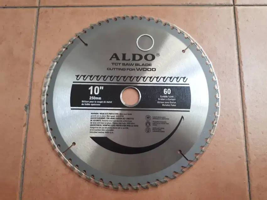 Aldo TCT Saw Blade Cutting for Wood 10 inch x 60 Teeth (A-653)