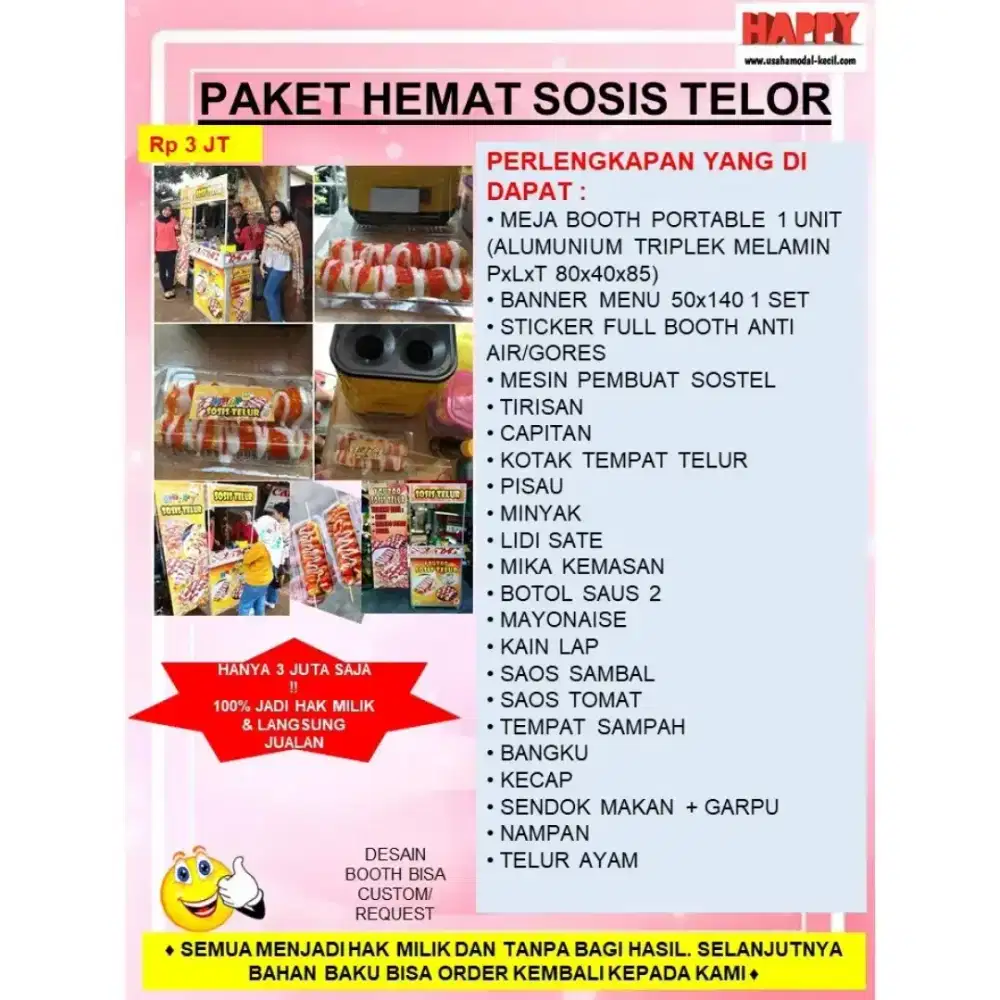 Jual Murah Paket Usaha Sostelnya