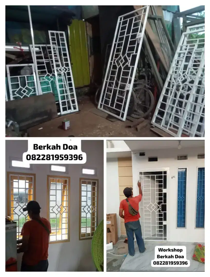 Teralis,pagar pintu lipat