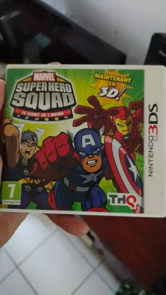 Kaset Nintendo 3Ds marvel superhero squad