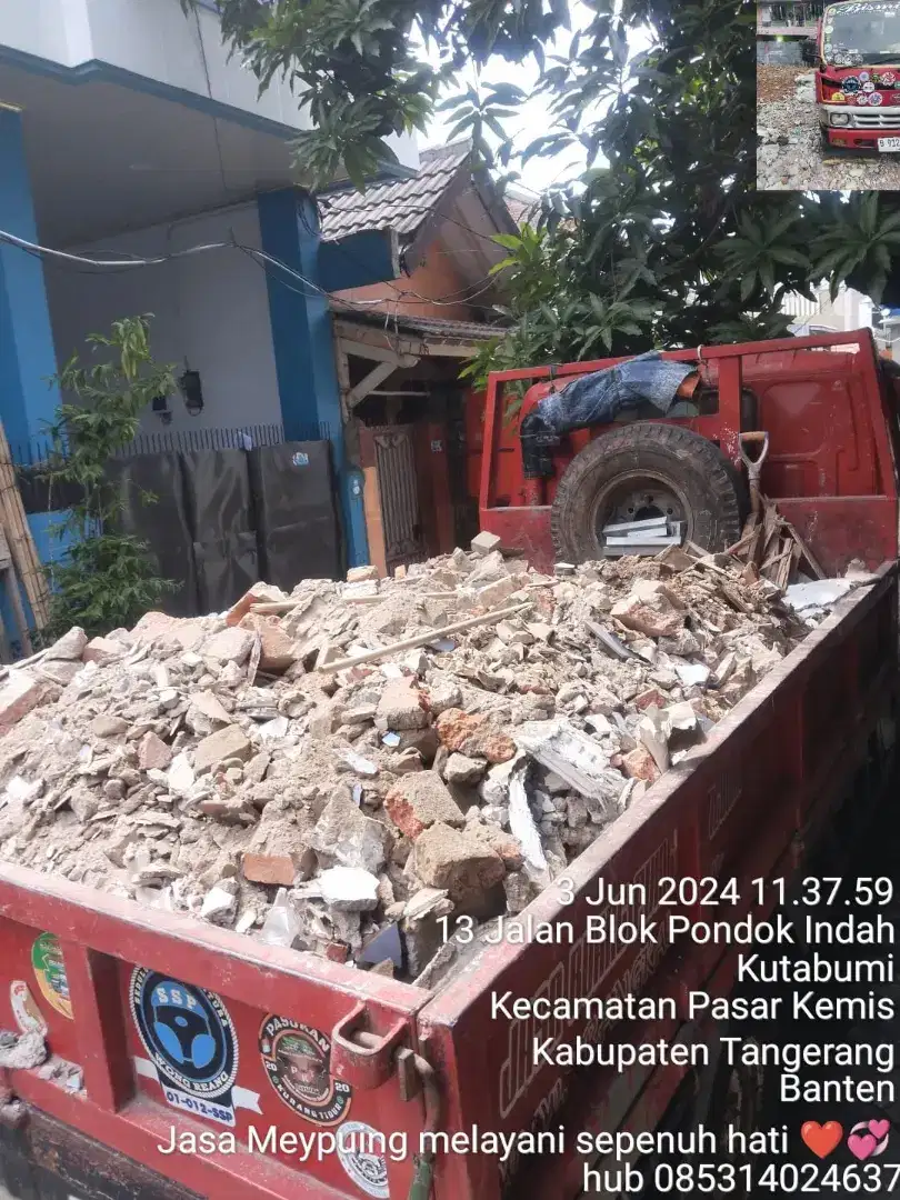 JASA BUANG PUING DAN SAMPAH PROYEK