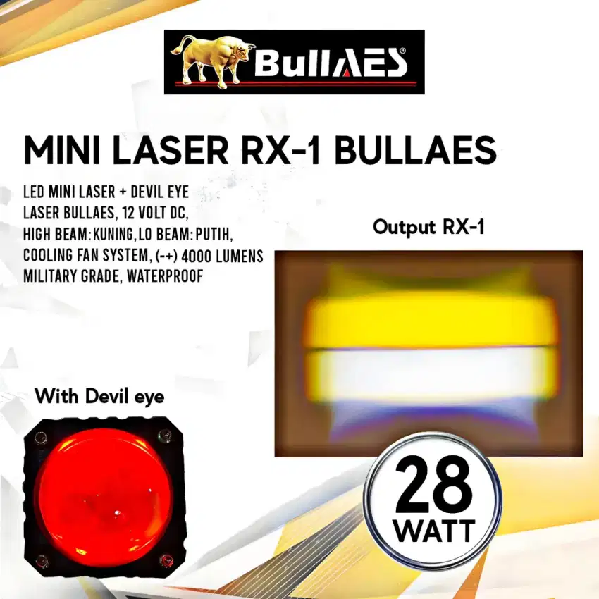 Lampu Tembak BullAes RX-1