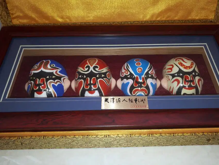 Official Handmade Tianjin Clay Figurin Zhang - Face Opera (A-507)