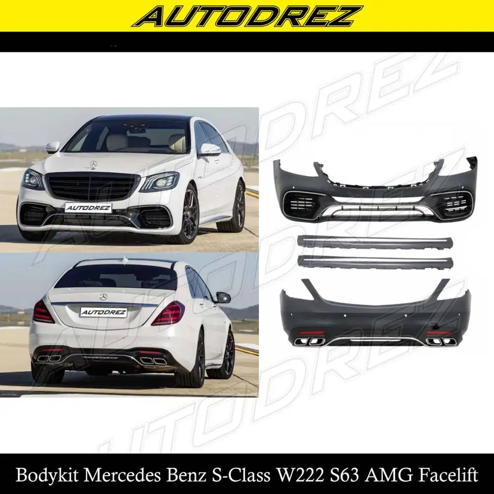 Bodykit Bemper Mercy Mercedes Benz S Class W222 S65 AMG