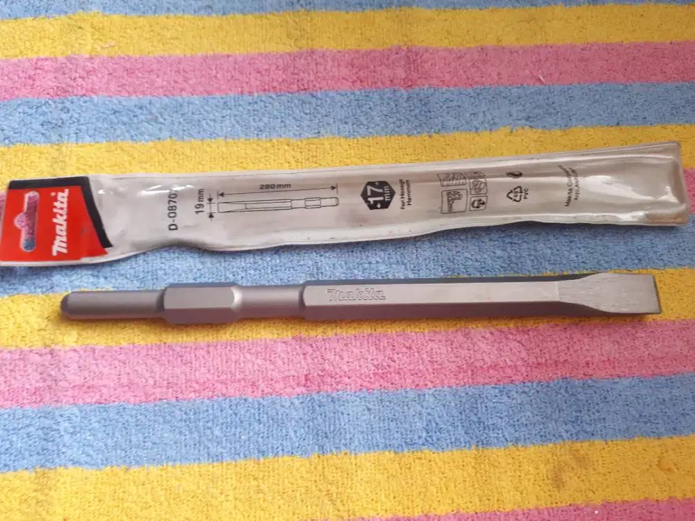 Betel Makita D-08707 Cold Chisel 19 X 280 -17 mm Hex Shank (A-749)