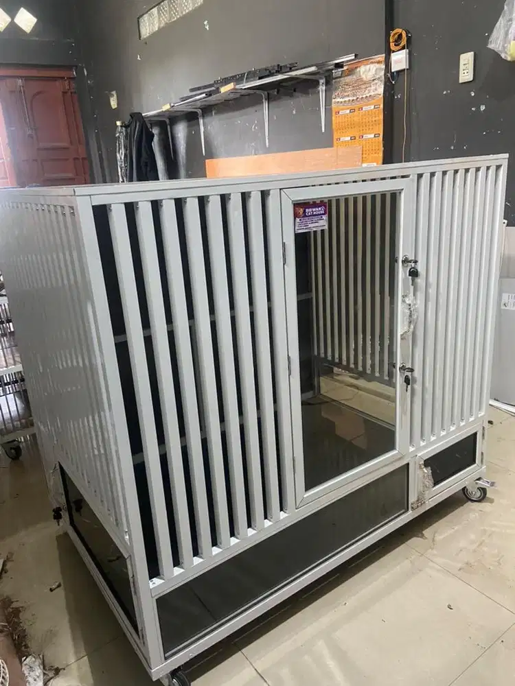 Kandang doggy aluminium