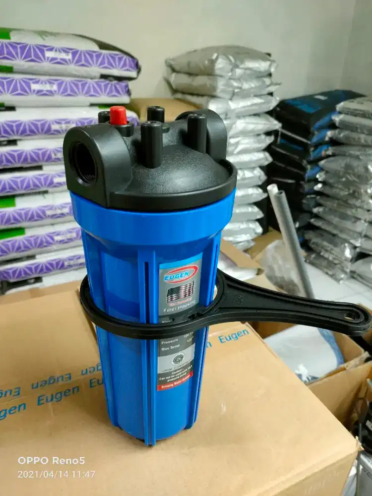 Filter air sumur yg keruh berlumpur bau karat