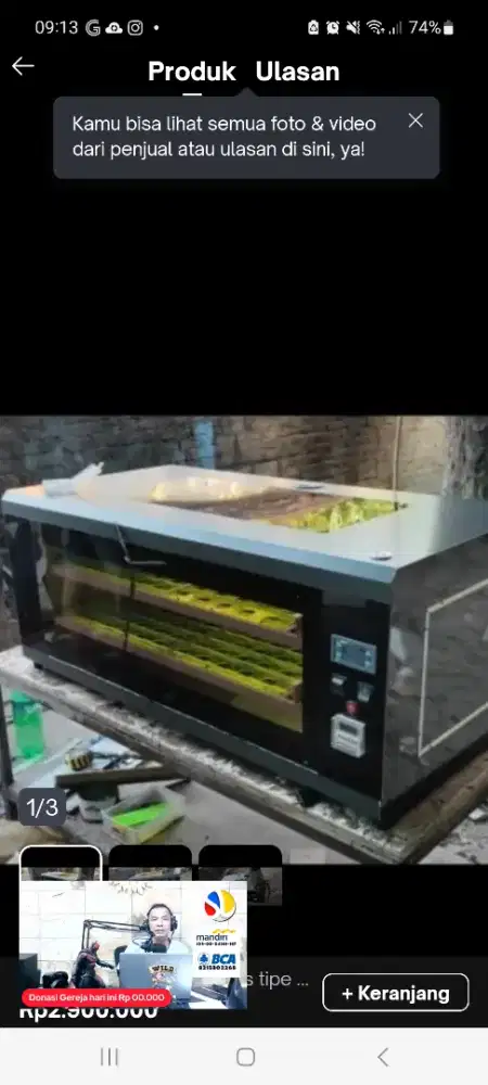 Mesin tetas telor ayam otomatis kap 200