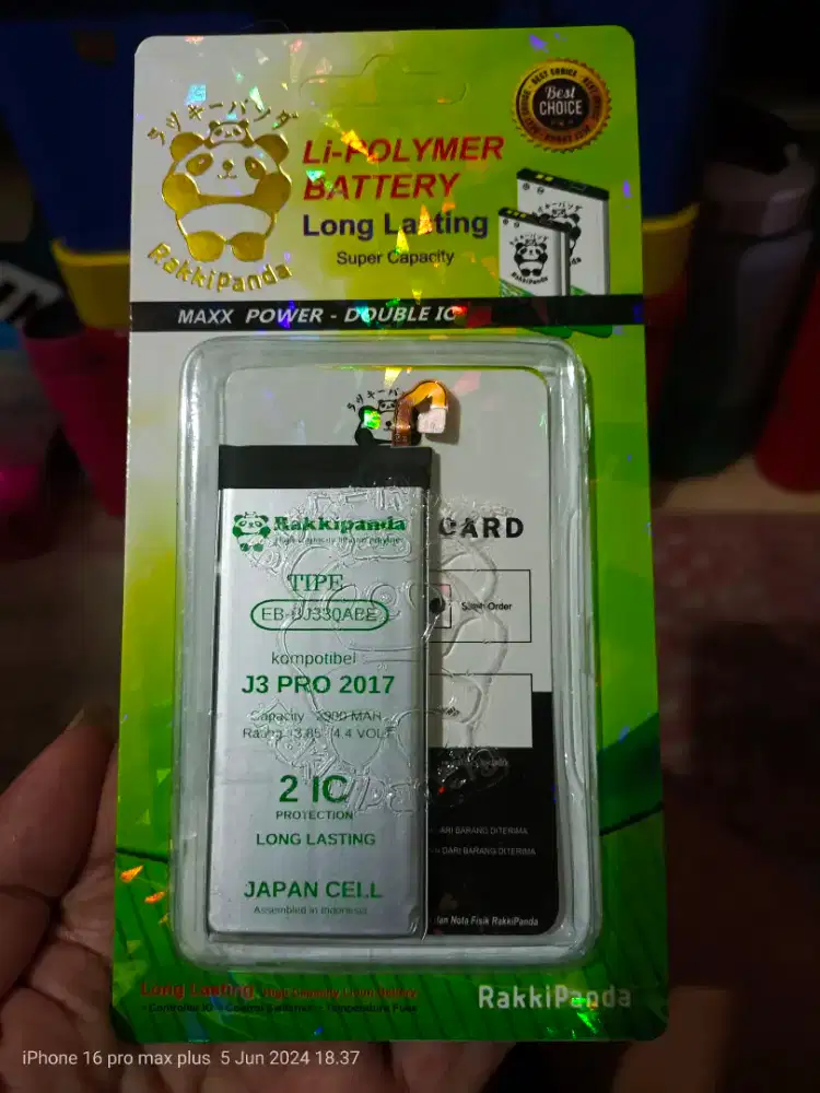 batre j3 pro double power