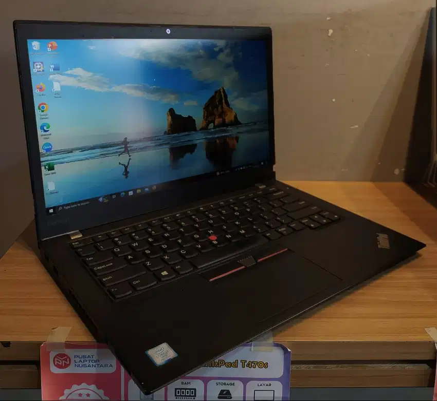 Laptop Second Murah Lenovo Thinkpad T470s seken core i7 ram 8gb