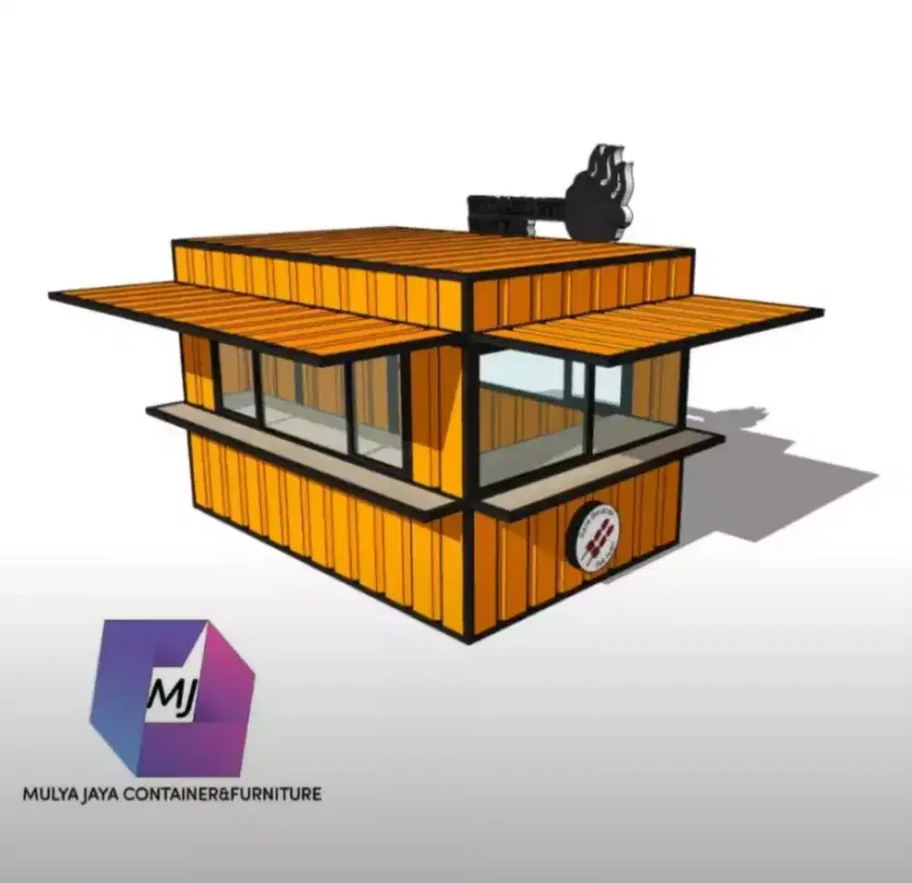 Booth Container Usaha Murah – Cafe, Resto, UMKM