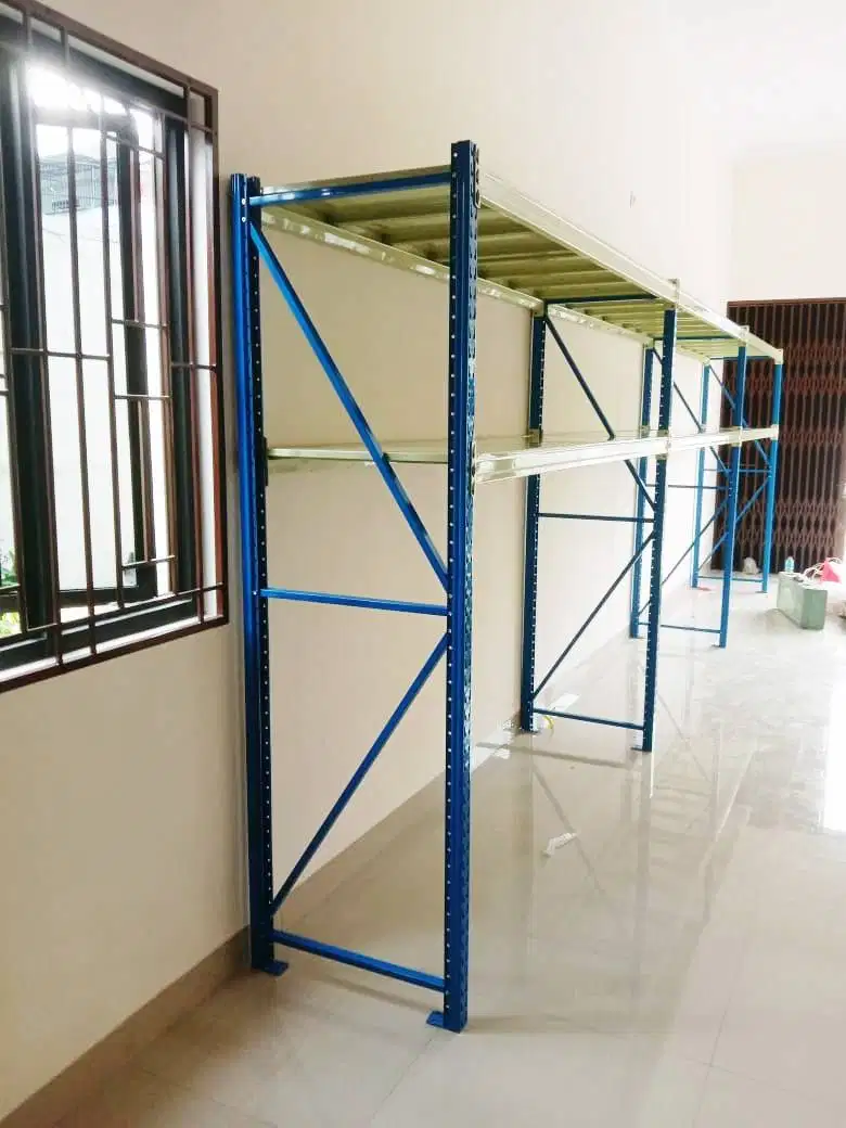 rak susun besi baja kapasitas 500kg/level tipe dc-50 medium duty rack