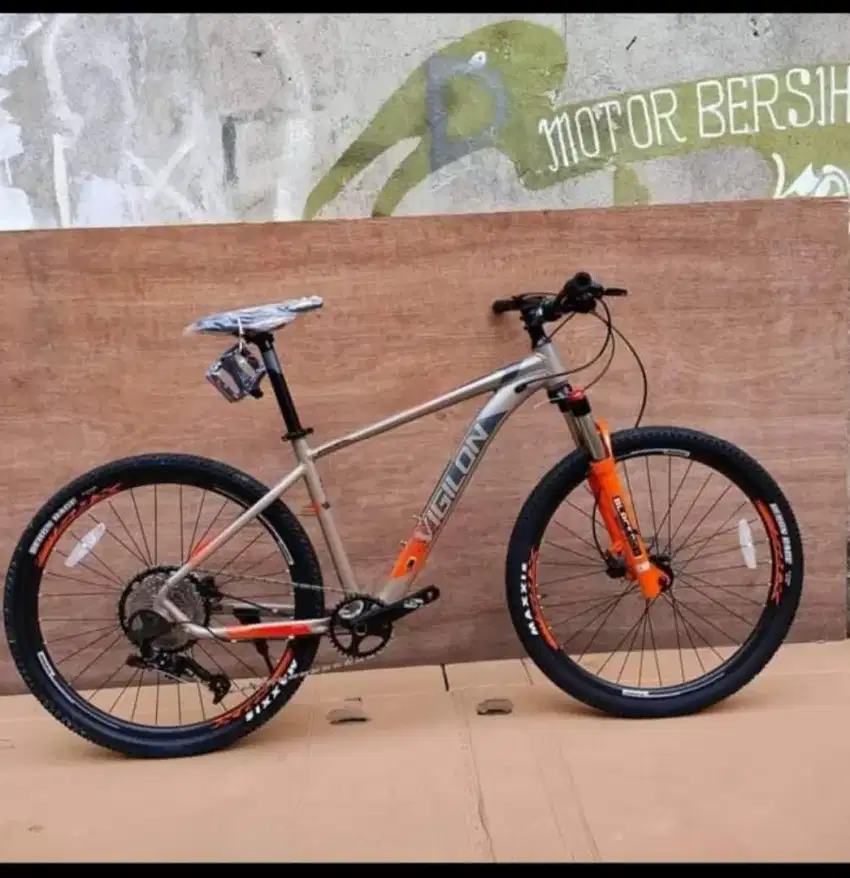 Sepeda MTB Pasific vigilon 4.1 frame Aloy rem hidrolik speed 10 kotak