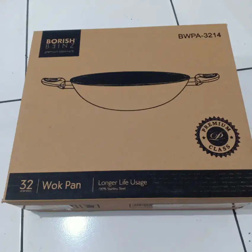 Wok pan borish 32 inchi