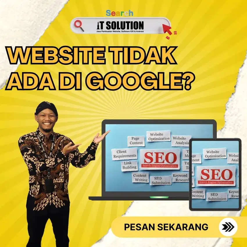 PAKET SEO PROFESIONAL, WEBSITE ANDA DI PUNCAK PENCARIAN!