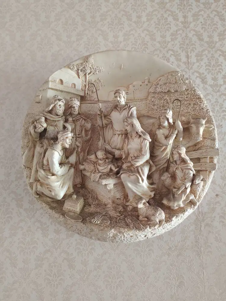 Ornamen Wall Decorative The Birth of Jesus & The Last Supper (A-88)