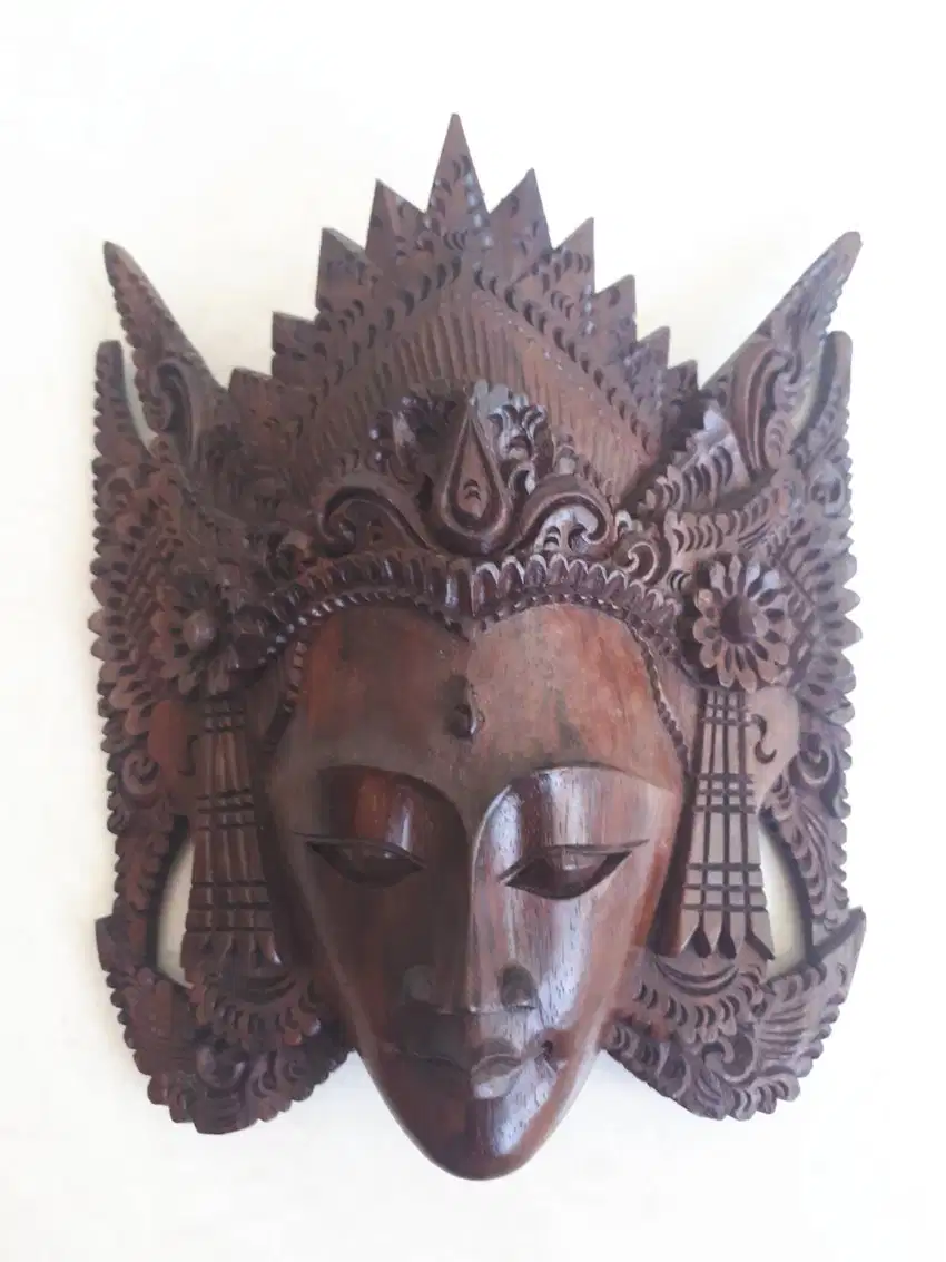 Bali Wood  Sculpture : Shiwa (tinggi 19 cm lebar 17 cm) (A-515)