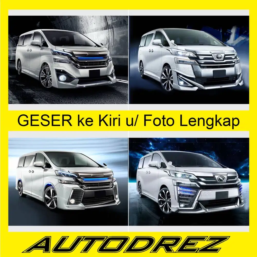Bodykit Bemper Vellfire Modellista 2015 - 2023