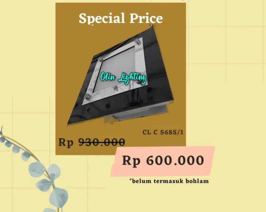 lampu plafon kecil