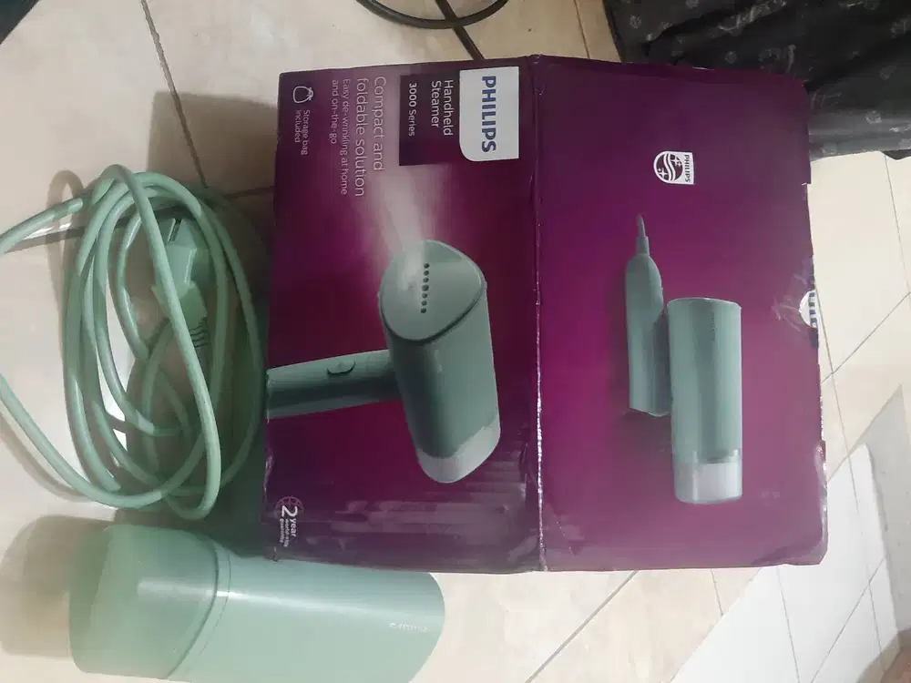 Setrika Uap Philips Handheld Steamer STH 3010 hijau