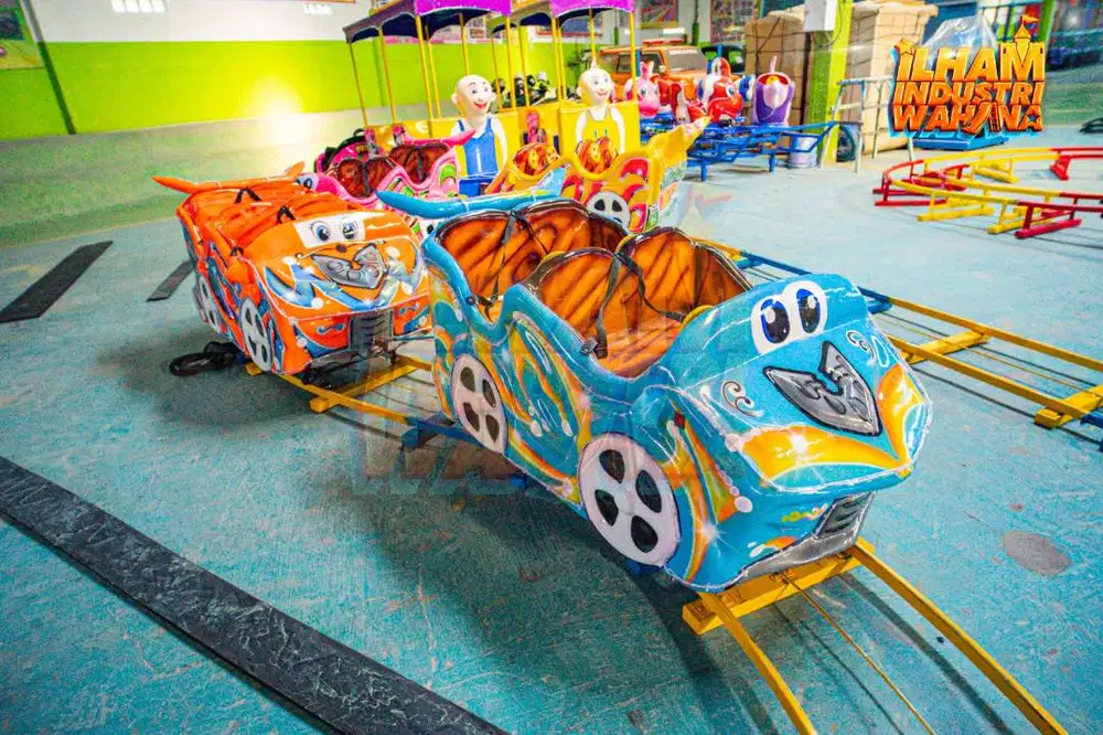 odong odong minicoaster kereta lantai siap pakai promo pasar malam