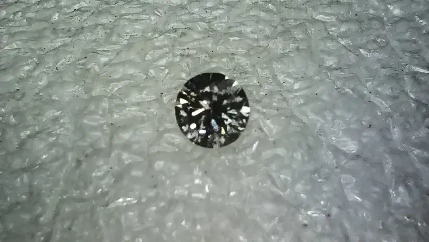 Batu Permata White Moissanite 1 Ct