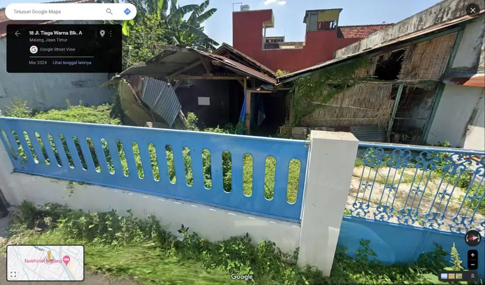 2 KAvling(nempel) masih tanah dilepas gandeng