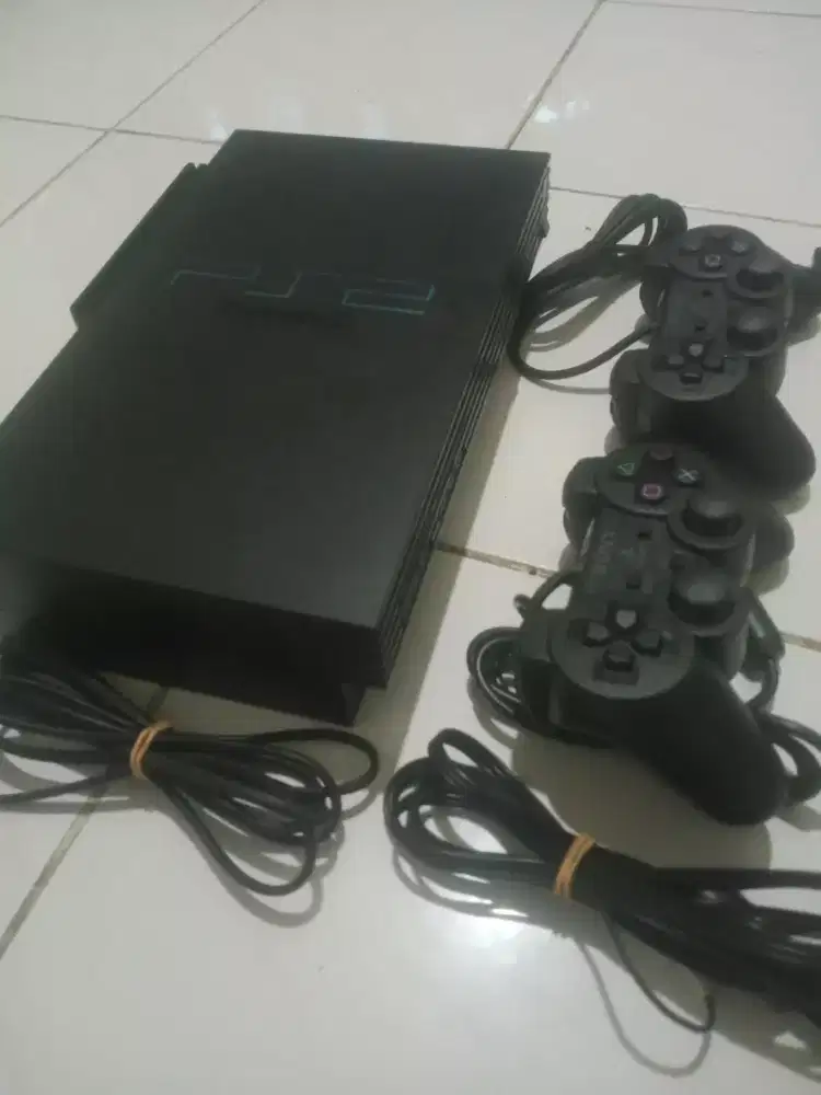 Sony Playstation 2 Fat hardisk matrik 160GB mulus full game normal