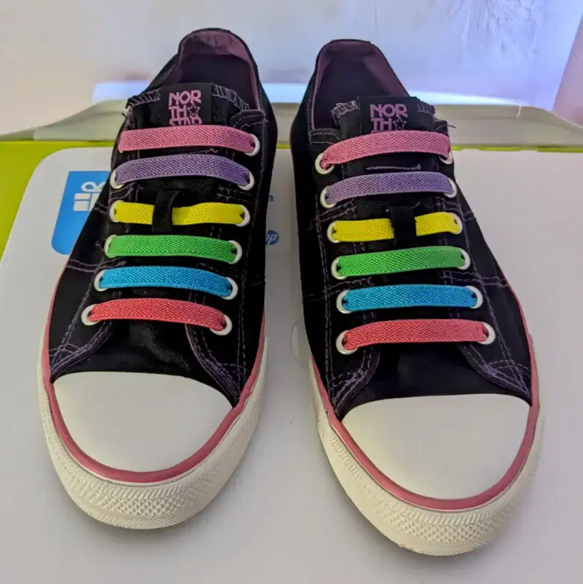 Sepatu Sneakers Casual Wanita North Star Rainbow Size 39