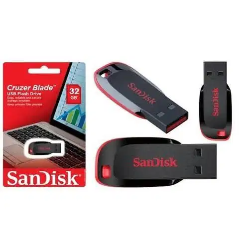 SANDISK USB CRUZER BLADE 16GB, 32GB, 64GB