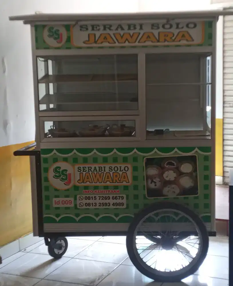 Booth bekas jualan srabi solo