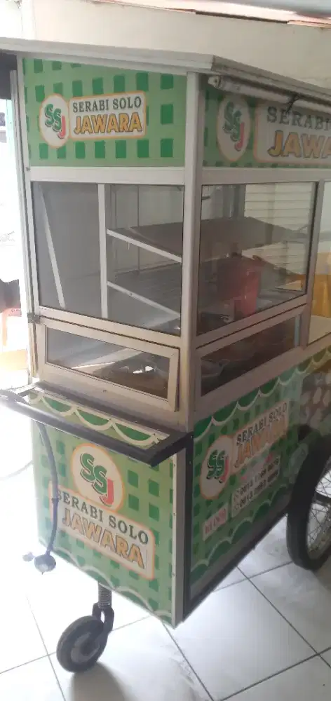 Booth bekas jualan srabi solo