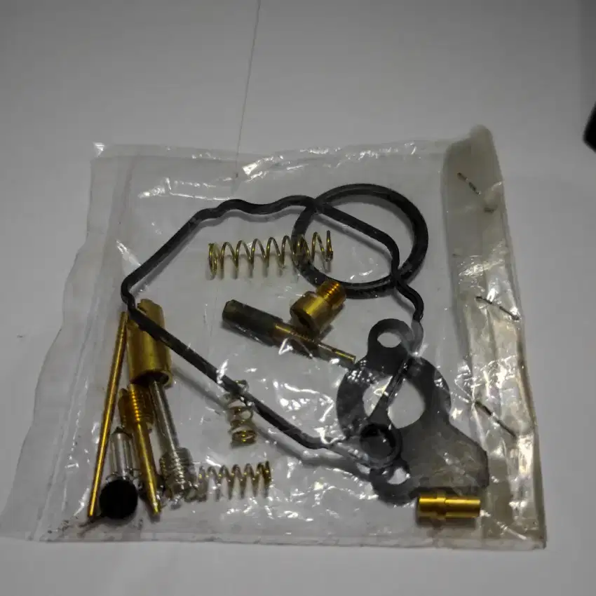 Pilot Jet dan main Jet  Ex motor Bebek 17.5; 105 dan packing set karbu