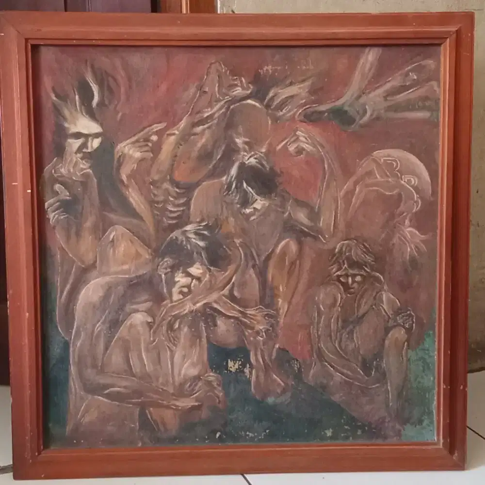 Lukisan Abstrak Tema Renungan