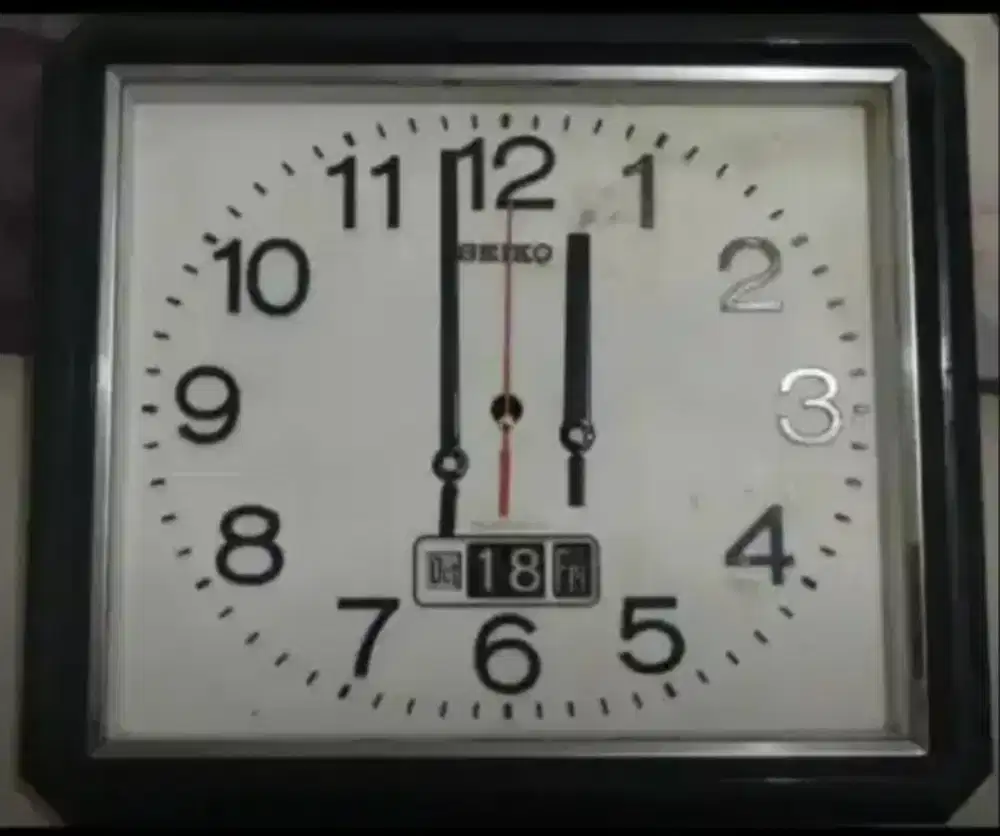Jam Dinding Seiko Transistor Original (Tidak ada Mesin jam dan Kaca)