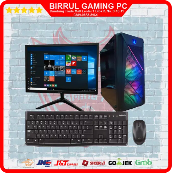 PC Fullset Office, Kantoran, i5 3470 Ram 8GB SSD 256GB LED 19 HDMI