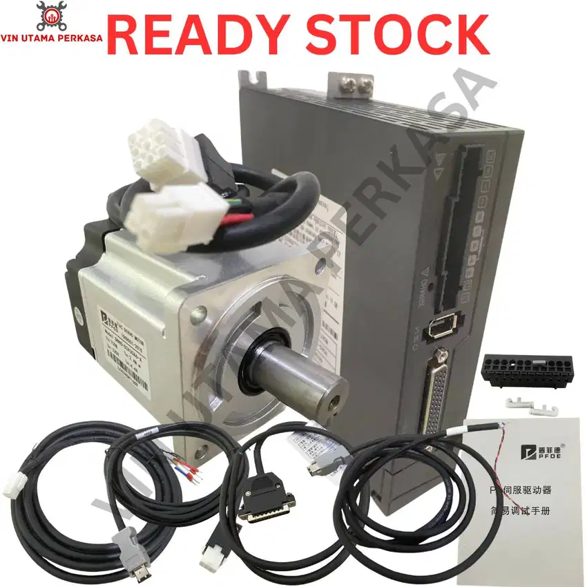 0,75 KW 750 Watt 220 V AC servo motor dan servo driver kit 220V 750W