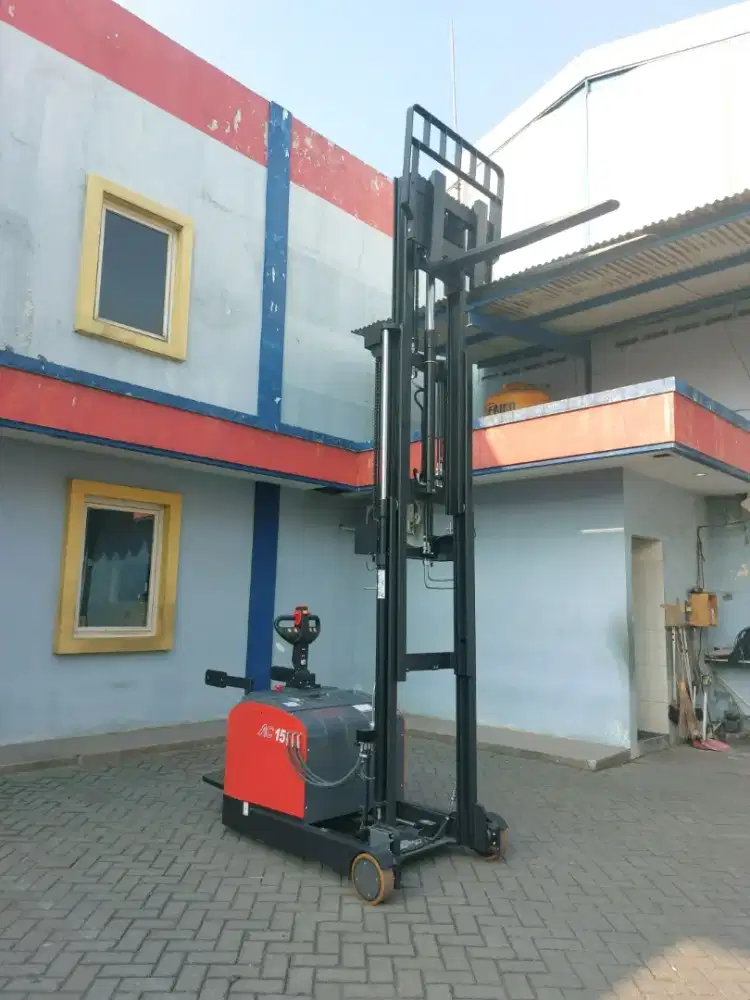 Stacker Elektric 1,5 ton HELI CQDM15-810  tiang mast bisa maju mundur