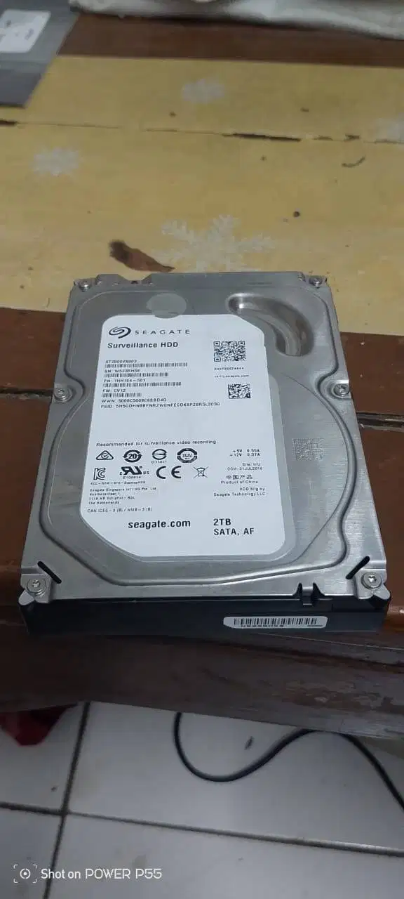 hardisk seagate original 2TB