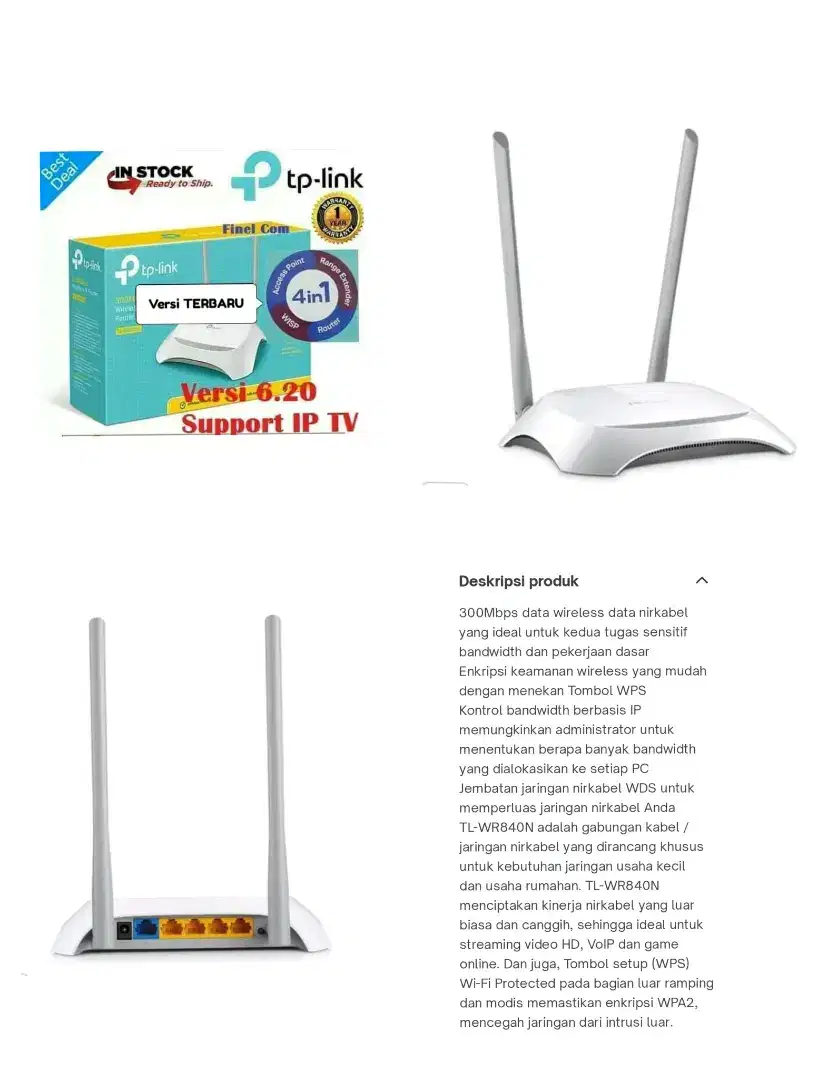 Router Tp link Wr840n