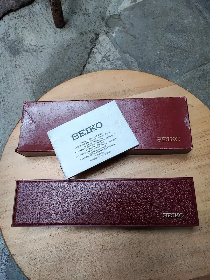 Box Kotak Jam Tangan Seiko Vintage