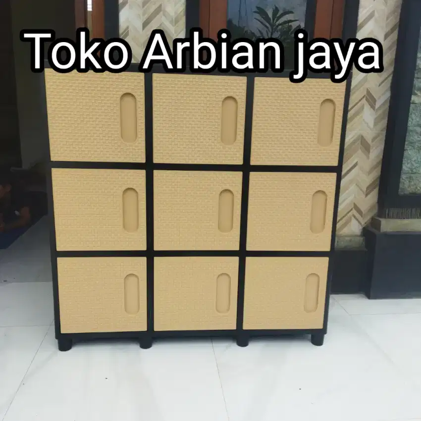 Promo Murah Lemari Meja Tv Cabinet Marble Triple 3 Susun ??