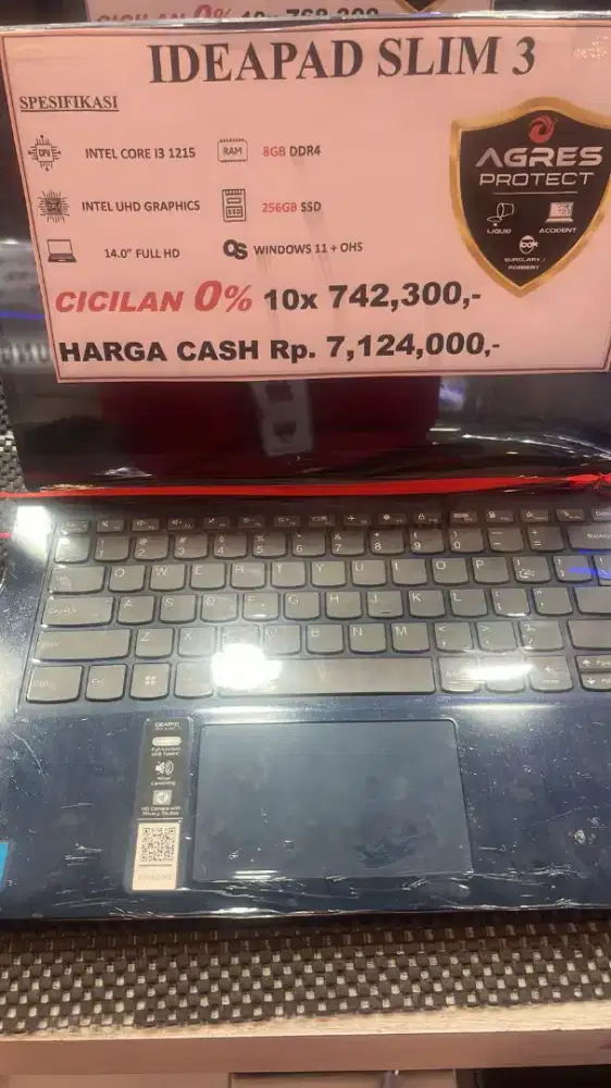 Laptop ideapad slim 3 PROMO BUNGA 2,59%
