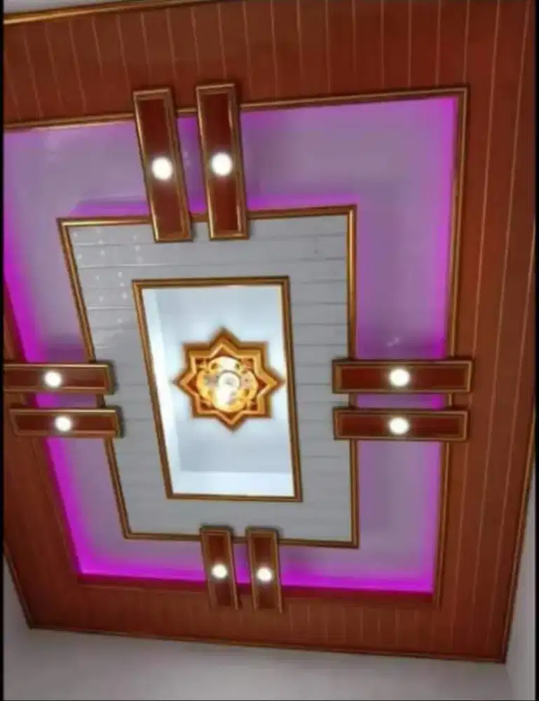 Plafon PVC terpasang