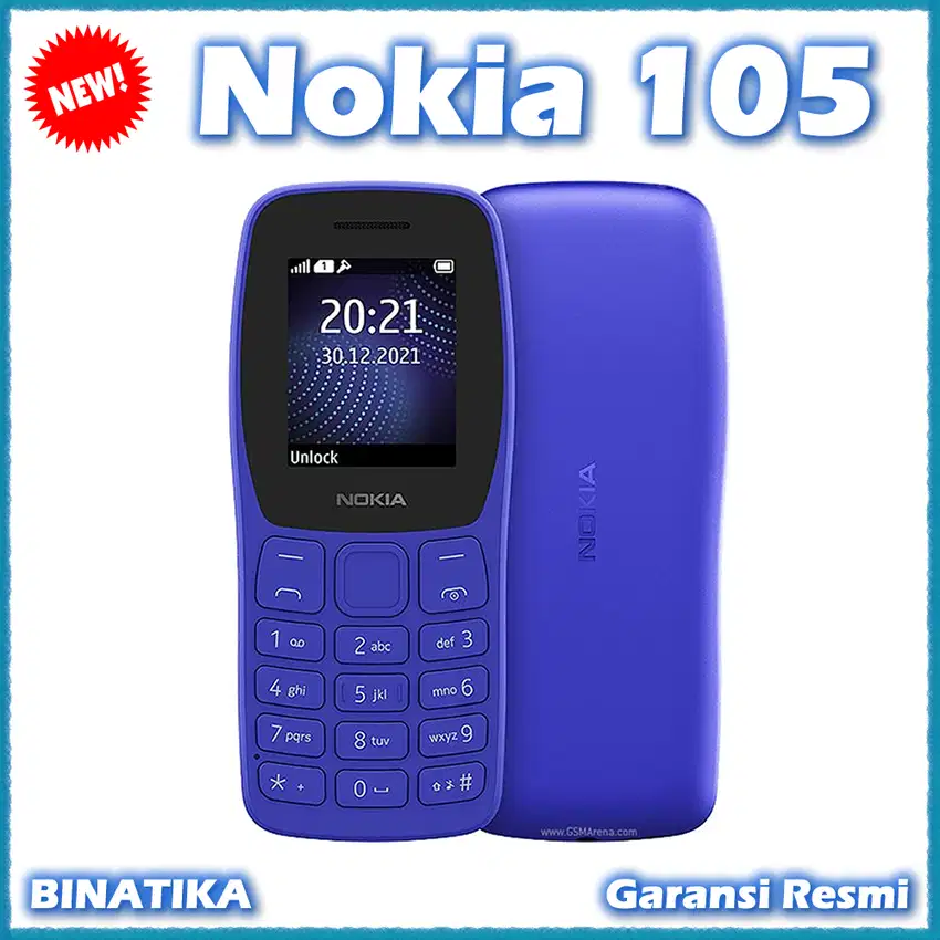 Binatika Promo Nokia 105 2022 Baru Original Garansi Resmi