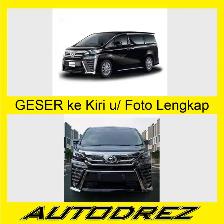 Bodykit Bemper Vellfire ATPM / CBU 15-23 Upgrade ke Facelift 2023 CBU