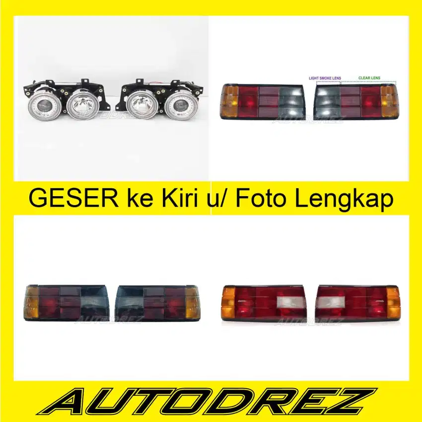 Headlamp Stoplamp LED BMW Seri 3 Seri 5 E30 E34 Lampu Depan Belakang