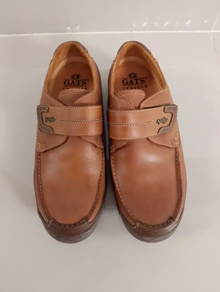 Sepatu kulit asli GATS tipe 2202 ukuran 43 bisa nego