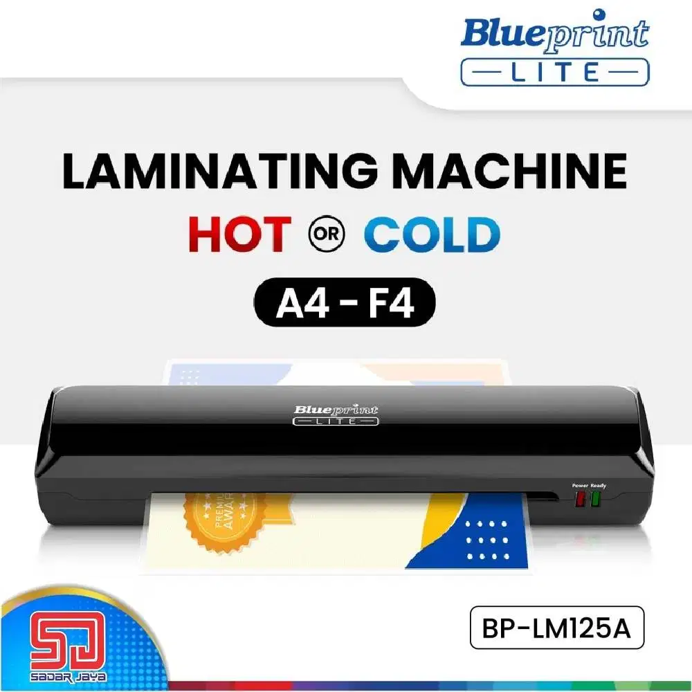 Blueprint LM125A Mesin Laminating Panas & Dingin Laminating Machine