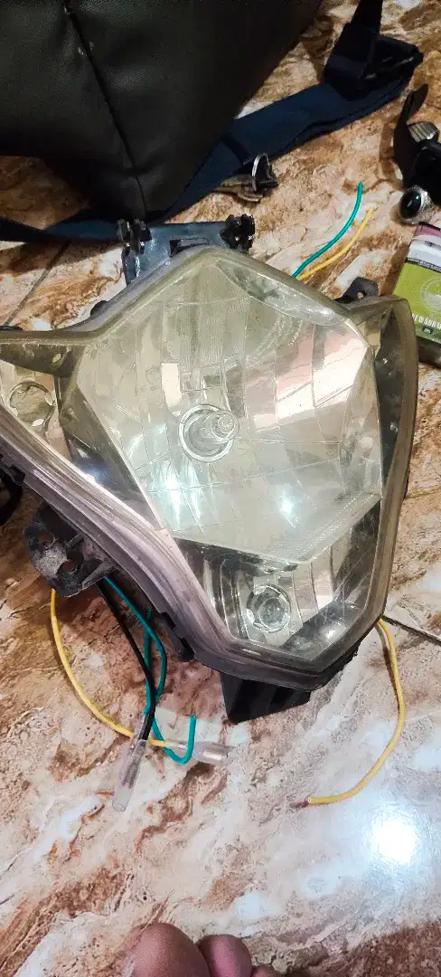 reflektor lampu kaca mika satria fu facelit jual cpt